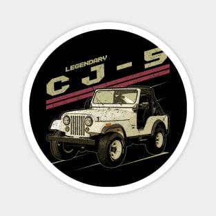 CJ-5 Jeep car trailcat Magnet